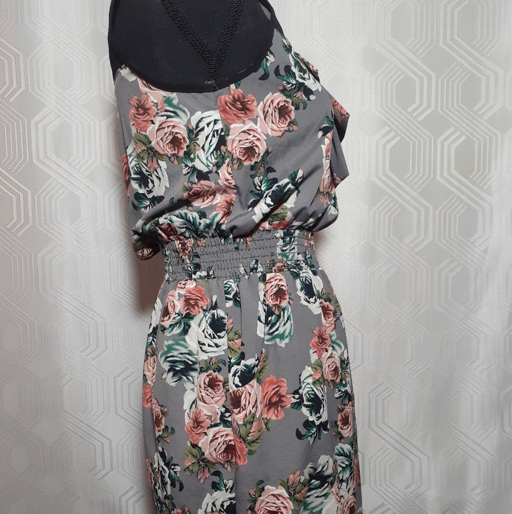 (Love Notes) Ladies No Sleeve Flowered Dress SizeS - Picture 5 of 6
